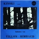 Kinski - Kinski Spricht Balladen Von Rimbaud - Villon